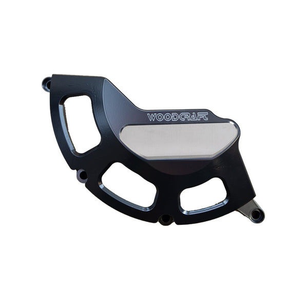 Woodcraft 60-0760RB Aprilia RS660 RHS Clutch Cover Protector w/ Skid Plate