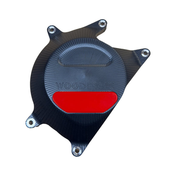 Woodcraft 60-0761RC Aprilia RS457 RHS Clutch Cover Protector UHMW Plastic w/ Skid Plate