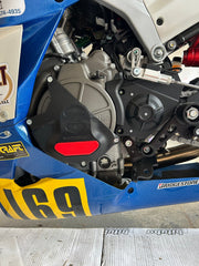 Woodcraft 60-0761LC Aprilia RS457 LHS Stator Cover Protector UHMW Plastic  w/ Skid Plate