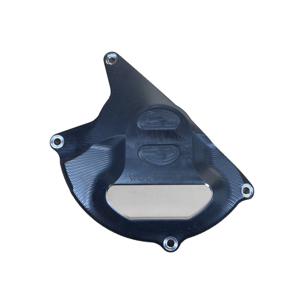 Woodcraft 60-0761LC Aprilia RS457 LHS Stator Cover Protector UHMW Plastic  w/ Skid Plate