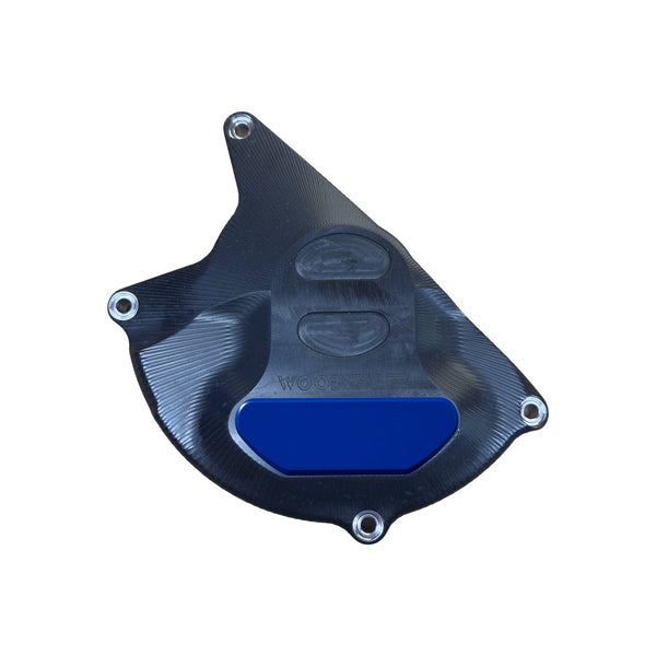 Woodcraft 60-0761LC Aprilia RS457 LHS Stator Cover Protector UHMW Plastic  w/ Skid Plate