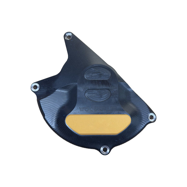 Woodcraft 60-0761LC Aprilia RS457 LHS Stator Cover Protector UHMW Plastic  w/ Skid Plate