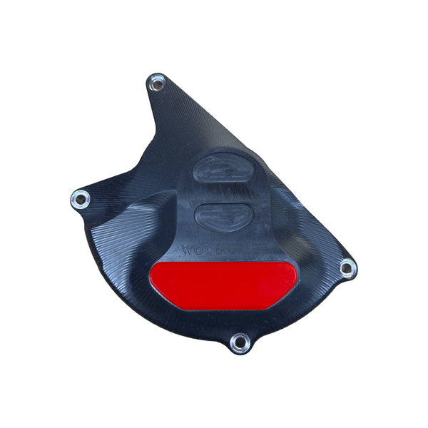 Woodcraft 60-0761LC Aprilia RS457 LHS Stator Cover Protector UHMW Plastic  w/ Skid Plate