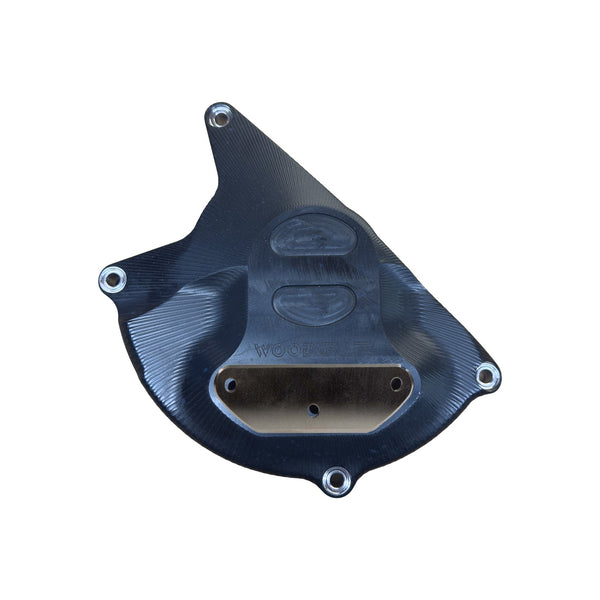 Woodcraft 60-0761LC Aprilia RS457 LHS Stator Cover Protector UHMW Plastic  w/ Skid Plate