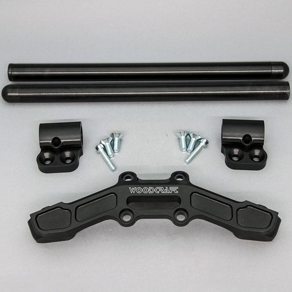 Clipon Adapter Plate w/ XL Black Bars Ducati Scrambler - Woodcraft Technologies