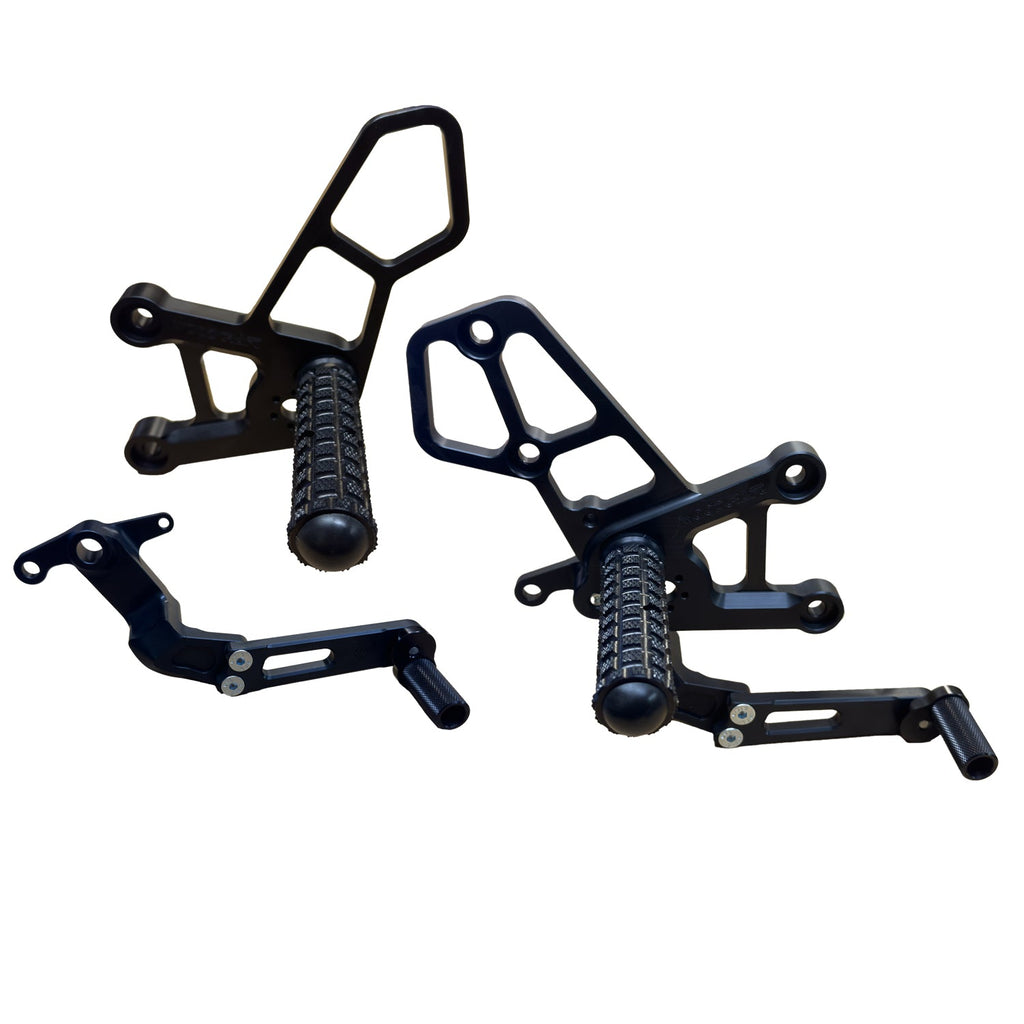 Woodcraft 05-0459B Yamaha R9 Rearset Complete - STD/GP Shift