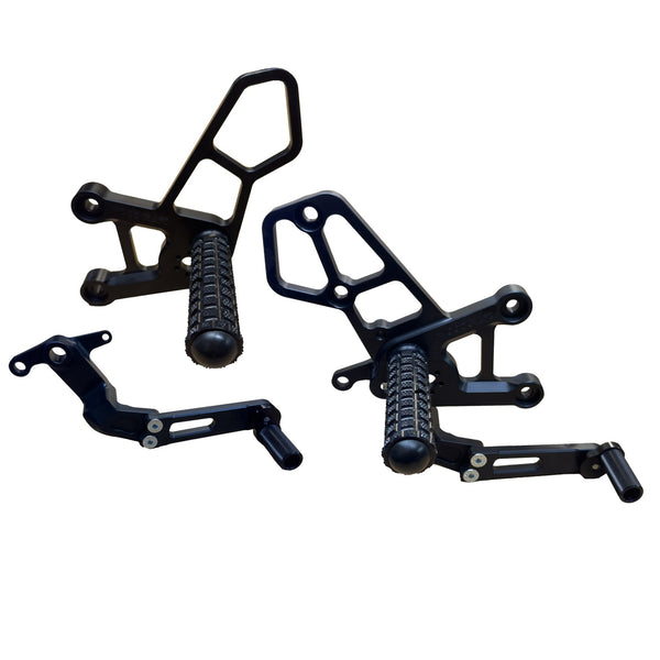 Woodcraft 05-0459B Yamaha R9 Rearset Complete - STD/GP Shift