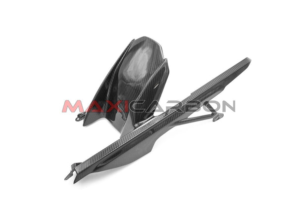 Maxicarbon BMG641T-Maxicarbon-carbon-rear-hugger-with-chain-guard-BMW-S-1000-RR-2019-1
