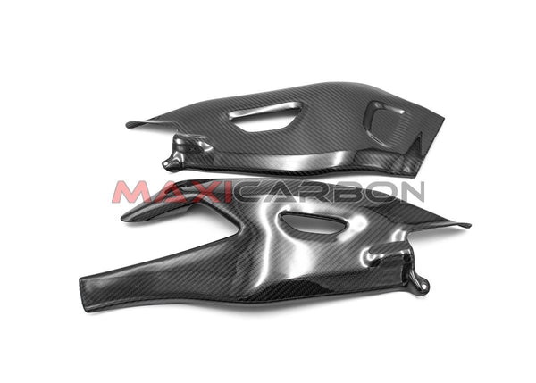 Maxicarbon YAA652T-Maxicarbon-carbon-swingarm-cover-Yamaha-YZF-R1-1