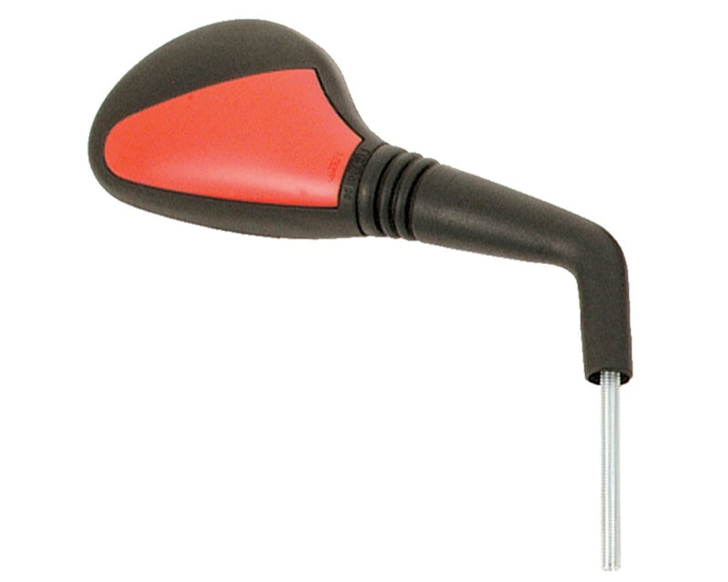 VICMA E669D Right Mirror - Black/Red Peugeot Vivacity 50
