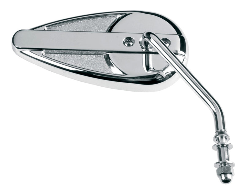 VICMA KA-90H Water Drop Right Mirror - Chrome Harley Davidson