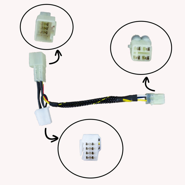 Woodcraft 43-0202 Suzuki GSX-R1000/SV650/S/SV1000/S Keyswitch Elimination Harness