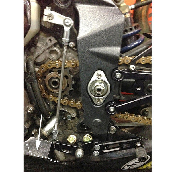 Woodcraft 05-0512B Triumph Daytona 675/R/Street Triple Rearsets  - GP Shift w/QS Rod - RACE USE ONLY (No Side Stand) image 2