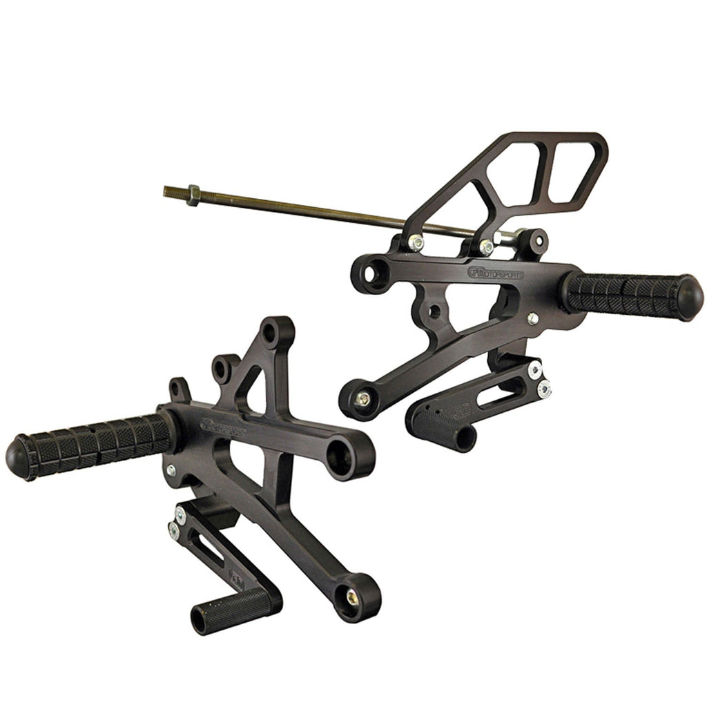 Woodcraft 05-0500B 2006-12 Triumph Daytona 675 Rearset  - STD Shift image 1