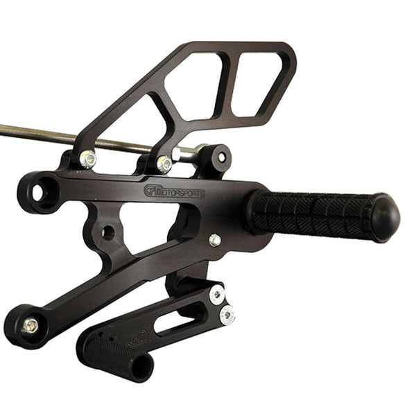 Woodcraft 05-0500B 2006-12 Triumph Daytona 675 Rearset  - STD Shift image 5