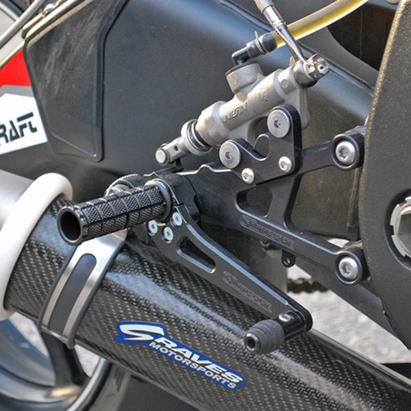 Woodcraft 05-0448B 2006-16 Yamaha R6 Rearset  - STD Shift image 2