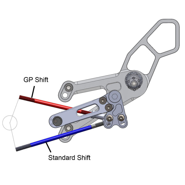 Woodcraft 05-0403B Yamaha R3 Rearset  - STD Shift image 7