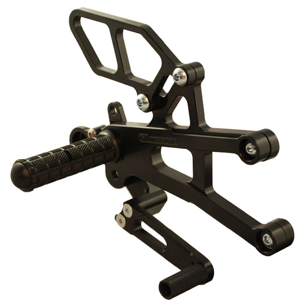 Woodcraft 05-0503B Triumph Daytona 675R Rearset  - GP Shift w/QS Rod - RACE USE ONLY (No Side Stand) image 3