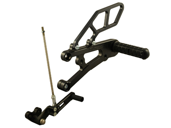 Woodcraft 05-0505B Triumph Daytona 675 Rearset  - GP Shift w/o QS - RACE USE ONLY (No Side Stand) image 2