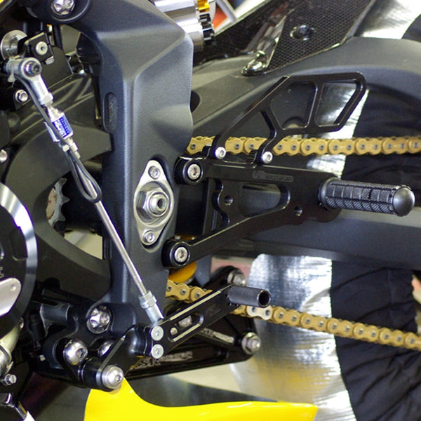 Woodcraft 05-0505B Triumph Daytona 675 Rearset  - GP Shift w/o QS - RACE USE ONLY (No Side Stand) image 3