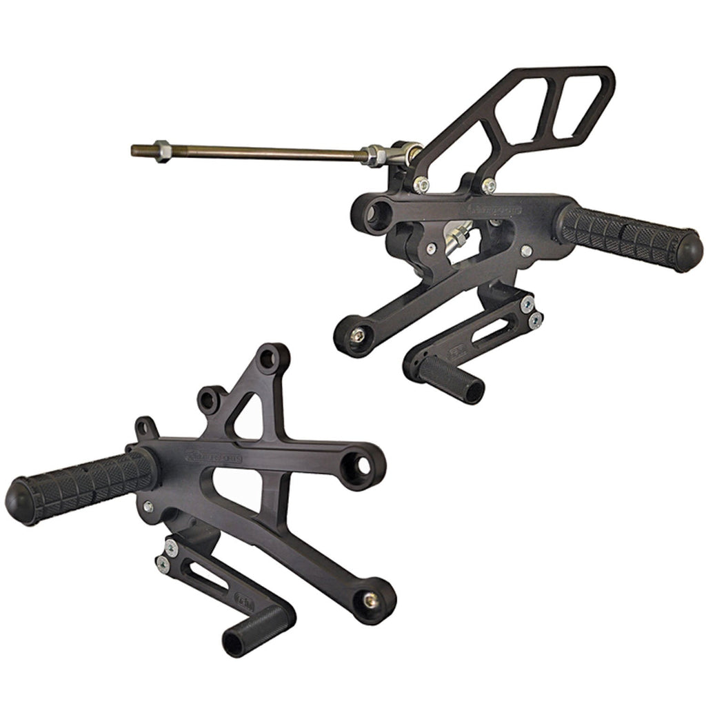 Woodcraft 05-0501B 2006-12 Triumph Daytona 675 Rearset  - GP Shift image 1