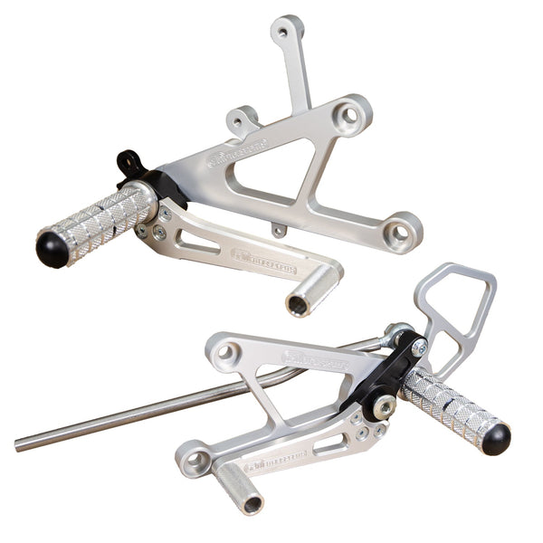 Woodcraft 05-0447B 2003-05 Yamaha R6 Complete  Rearset image 1