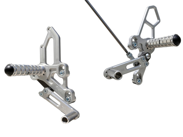 Woodcraft 05-0407B Yamaha FZ07/MT07/XSR700 Rearset - Silver image 4