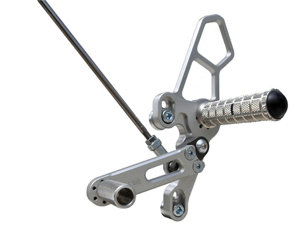 Woodcraft 05-0407B Yamaha FZ07/MT07/XSR700 Rearset - Silver image 5