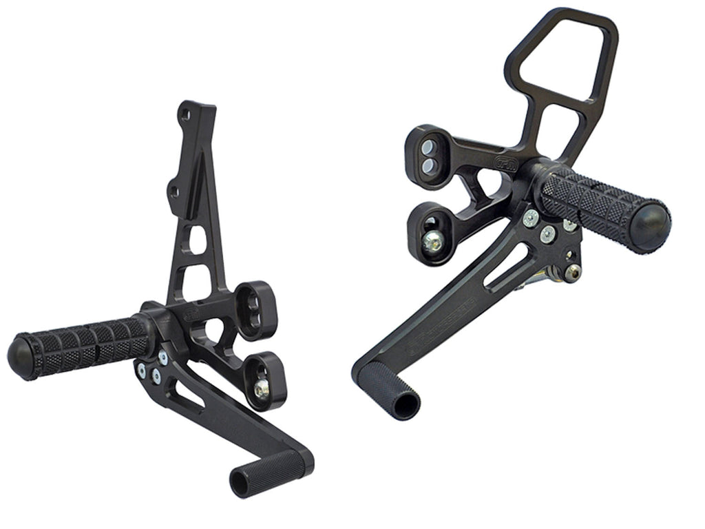 Woodcraft 05-0249B 2007-08 Suzuki GSX-R1000 Complete Rearset image 1