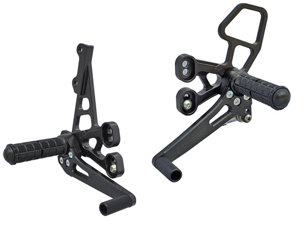 Woodcraft 05-0249B 2007-08 Suzuki GSX-R1000 Complete Rearset image 1