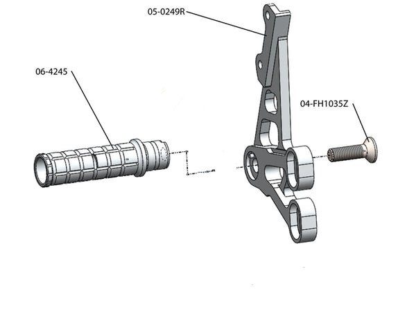 Woodcraft 05-0249 Suzuki GSX-R1000 Rearset image 3