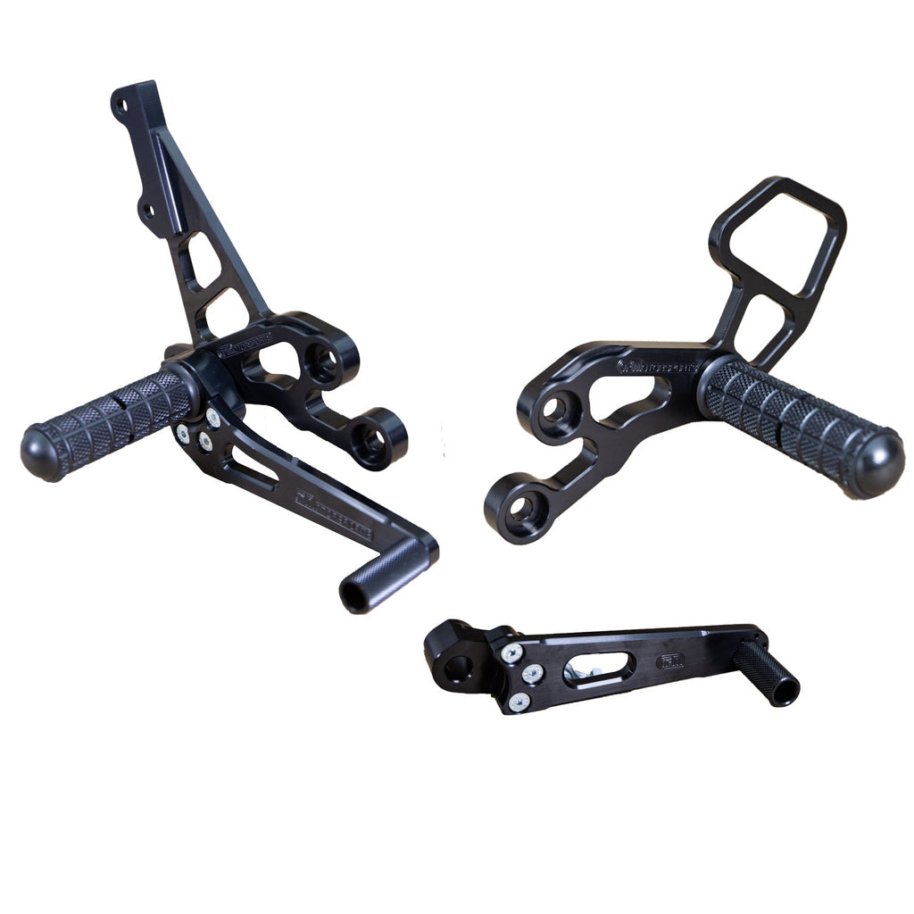 Woodcraft 05-0247B 2006-10 Suzuki GSX-R600/750 Complete Rearset image 1