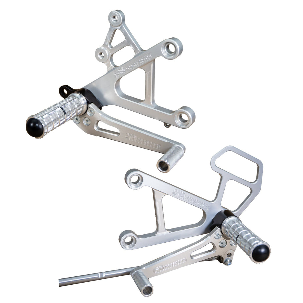 Woodcraft 05-0140B 2003-04 Kawasaki ZX6/636 Rearset Complete - STD/GP Shift image 1
