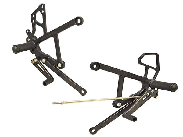 Woodcraft 05-0129B 2009-11 Kawasaki Ninja 650R Complete Rearset image 2
