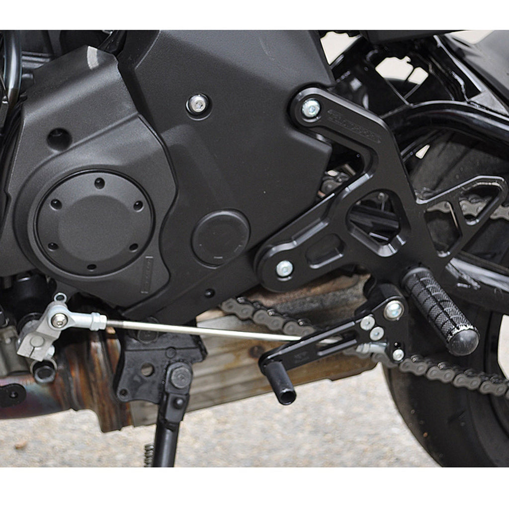 Woodcraft 05-0125B 2012-16 Kawasaki Ninja 650R Complete Rearset image 1