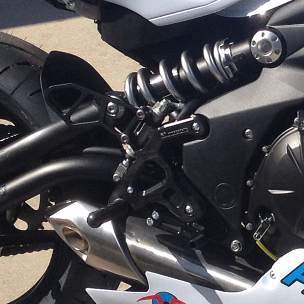 Woodcraft 05-0125B 2012-16 Kawasaki Ninja 650R Complete Rearset image 2