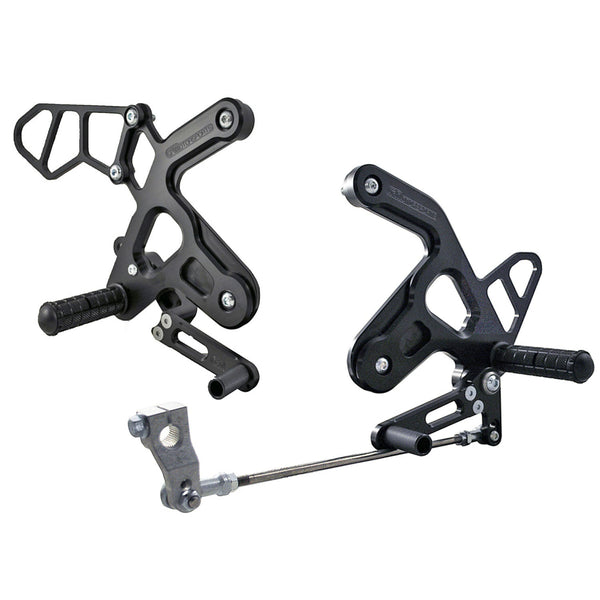 Woodcraft 05-0125B 2012-16 Kawasaki Ninja 650R Complete Rearset image 3