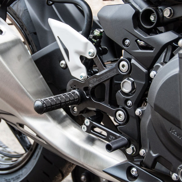 Woodcraft 05-0144B 2018-23 Kawasaki Ninja400, 2019-23 Z400, Ninja500 Complete Rearset image 1
