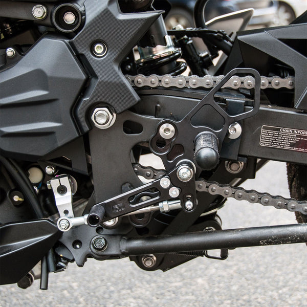 Woodcraft 05-0144B 2018-23 Kawasaki Ninja400, 2019-23 Z400, Ninja500 Complete Rearset image 3