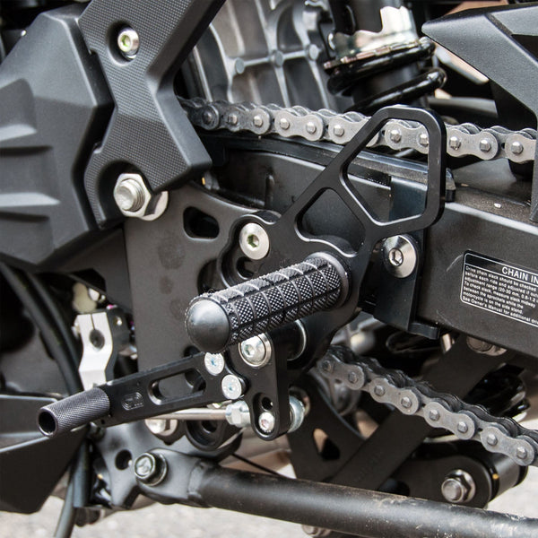 Woodcraft 05-0144B 2018-23 Kawasaki Ninja400, 2019-23 Z400, Ninja500 Complete Rearset image 4