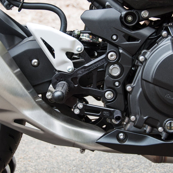 Woodcraft 05-0144B 2018-23 Kawasaki Ninja400, 2019-23 Z400, Ninja500 Complete Rearset image 5