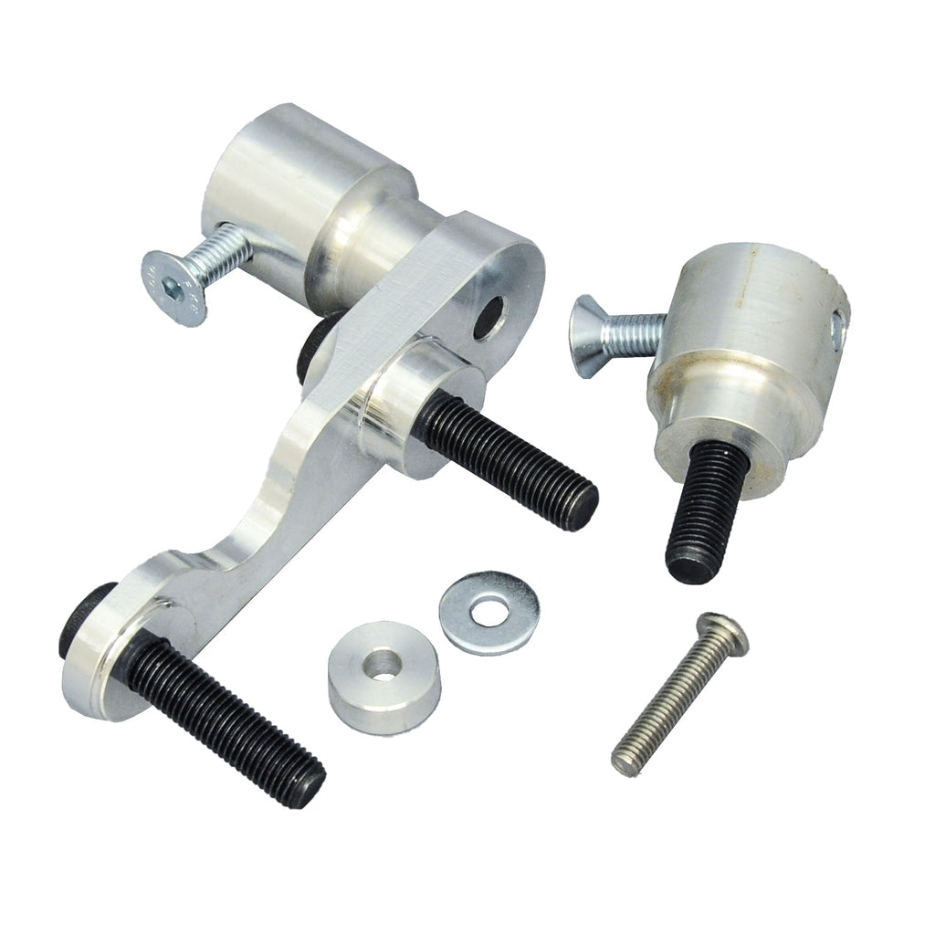 Woodcraft 50-0167 2008-10 Kawasaki ZX10 Frame Slider Kit (pucks sold separately) image 1