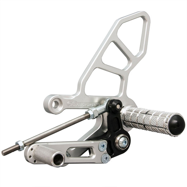 05-0741B Aprilia RSV4 2011-16, Tuono V4 2011-16 Complete Rearset Kit w/ Pedals - GP Shift - Woodcraft Technologies
