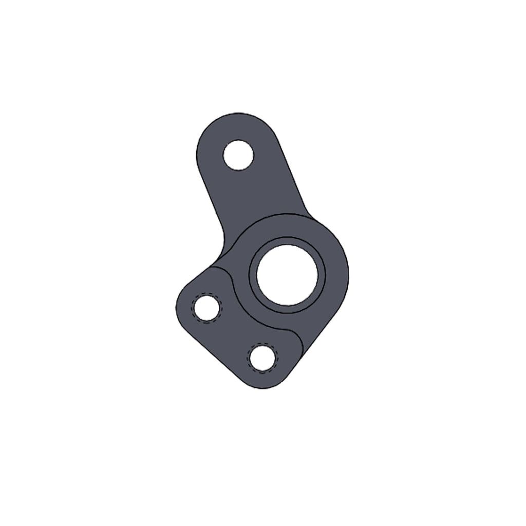 08-0652P Shift Pedal Pivot, Ducati Hypermotard 2013-15, 939 2016-18 - Woodcraft Technologies