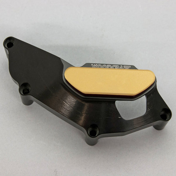 Woodcraft 60-0407LB Yamaha FZ07,MT07 LHS Stator Cover Protector w/ Skid Plate