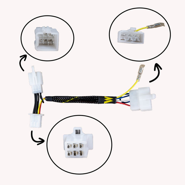 43-0110 Kawasaki Ninja 250 1988-2007 Keyswitch Elimination Harness