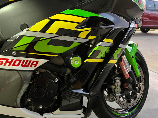Woodcraft 50-0170 Kawasaki ZX10R Frame Silder Kit w/ pucks image 1