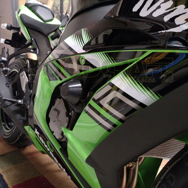 Woodcraft 50-0170 Kawasaki ZX10R Frame Silder Kit w/ pucks image 3
