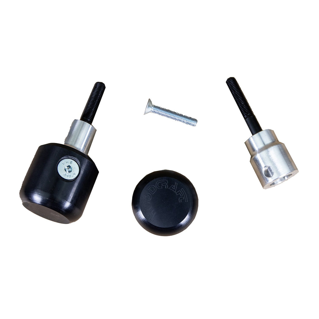 Woodcraft 50-0148 2009-12 Kawasaki ZX6R Race Only Frame Slider Kit with pucks image 1