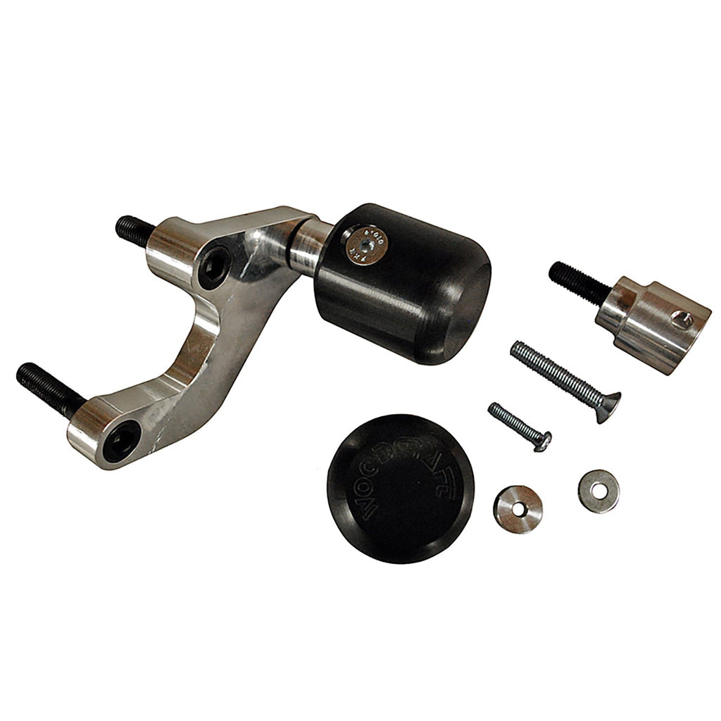 Woodcraft 50-0165 2006-07 Kawasaki ZX10 Frame Slider Kit with pucks image 1